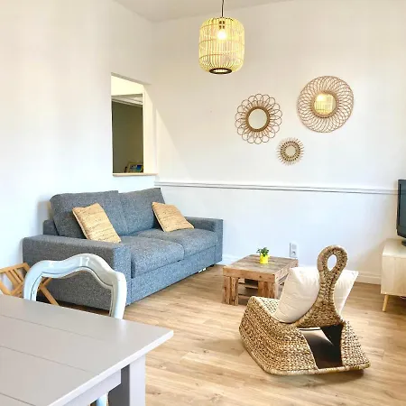 Hyper-centre-plage - 46m2 - 2 Pieces - Renove 2023 Apartament *